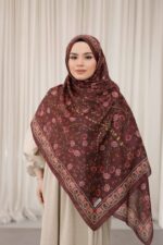 Alya Desen Soft Şal - Kızıl Kahve - Görsel 3