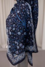 Alya Desen Soft Şal - Lacivert - Görsel 7