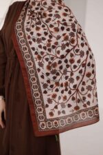 Alya Desen Soft Şal - Kiremit - Görsel 6