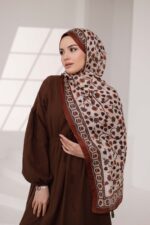 Alya Desen Soft Şal - Kiremit - Görsel 2