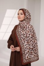 Alya Desen Soft Şal - Kiremit - Görsel 3