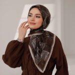 Nota Desen Soft Eşarp - Acı Kahve