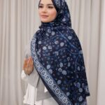 Alya Desen Soft Şal - Lacivert