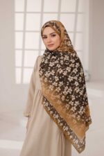 Flora Desen Soft Şal - Bakır - Görsel 4