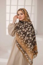 Flora Desen Soft Şal - Bakır - Görsel 3