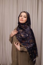Rüya Desen-Soft Şal Hardal - Görsel 5