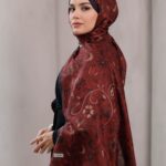 Rüya Desen-Soft Şal Lacivert Bordo