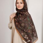 Rüya Desen-Soft Şal Kahve Toprak