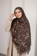 Rüya Desen-Soft Şal Toprak - Görsel 4