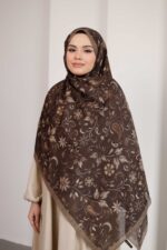 Rüya Desen-Soft Şal Toprak - Görsel 3