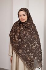 Rüya Desen-Soft Şal Toprak - Görsel 5